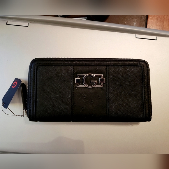 G by Guess Handbags - G by GUESS black Tully zip around wallet